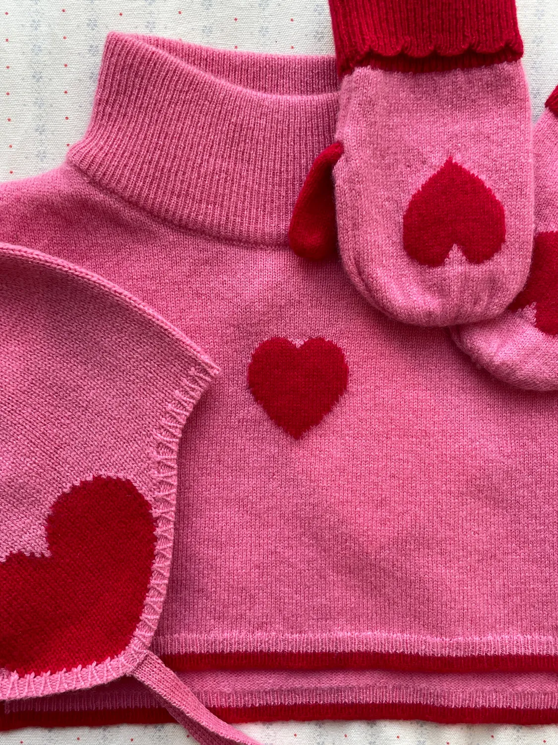 Konges Sløjd Collette Muts pink 100% wol