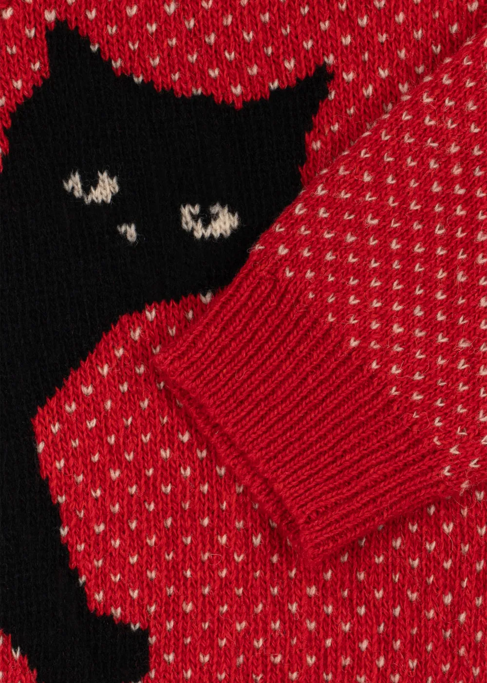 Konges Sløjd Belou Cardigan Cat Rouge Wollen Vest
