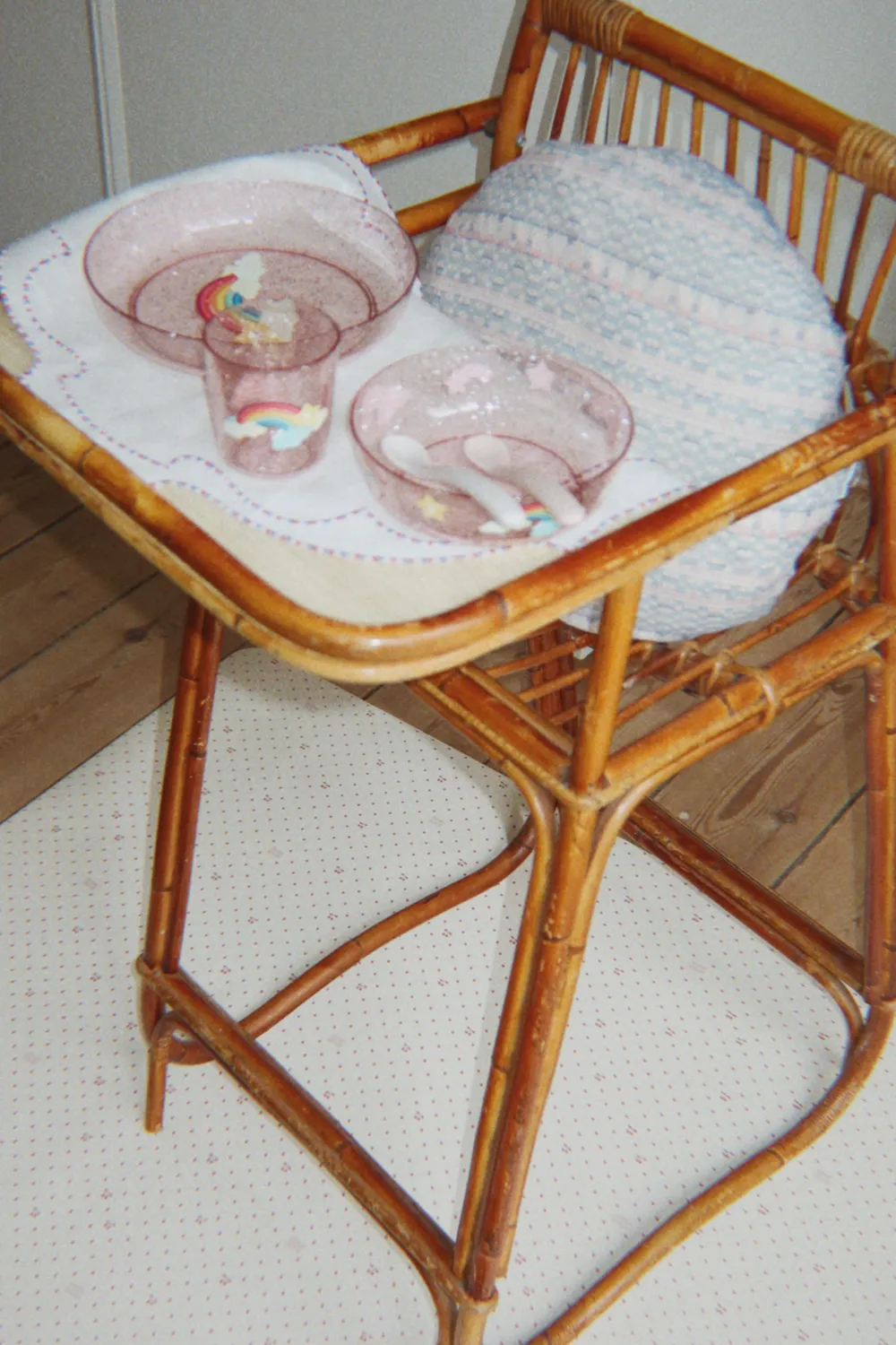 Konges Sløjd Sparkly Kinderservies rainbow 3-delig