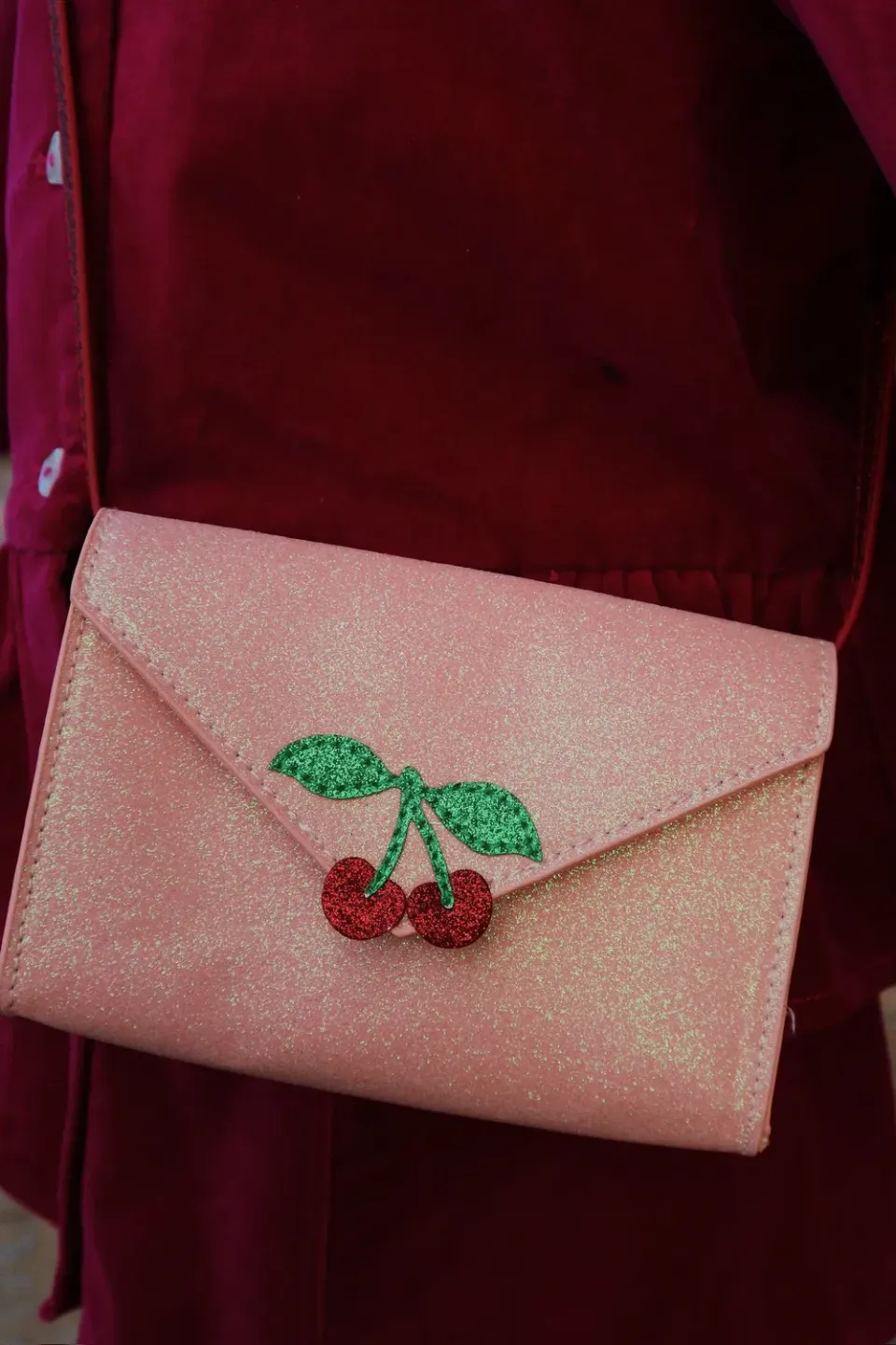 Konges Sløjd Love Letter Portemonnee Pink Glitter