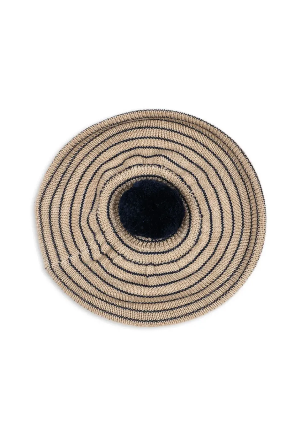 Konges Sløjd Louli baret stripe bluie merinowol