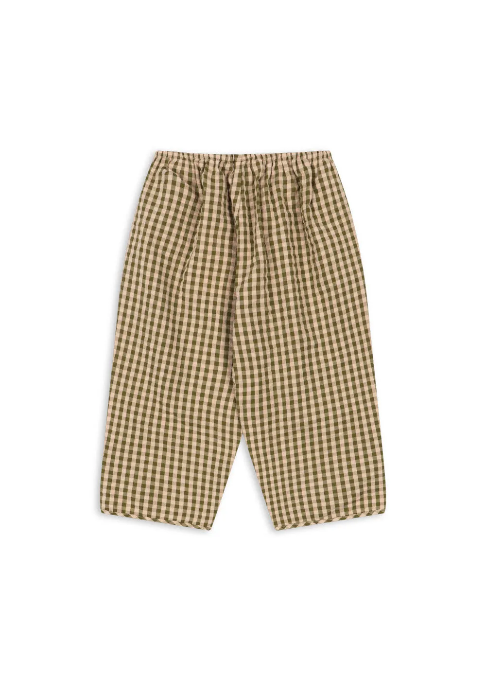 Konges Sløjd Kim broek avocado check biokatoen