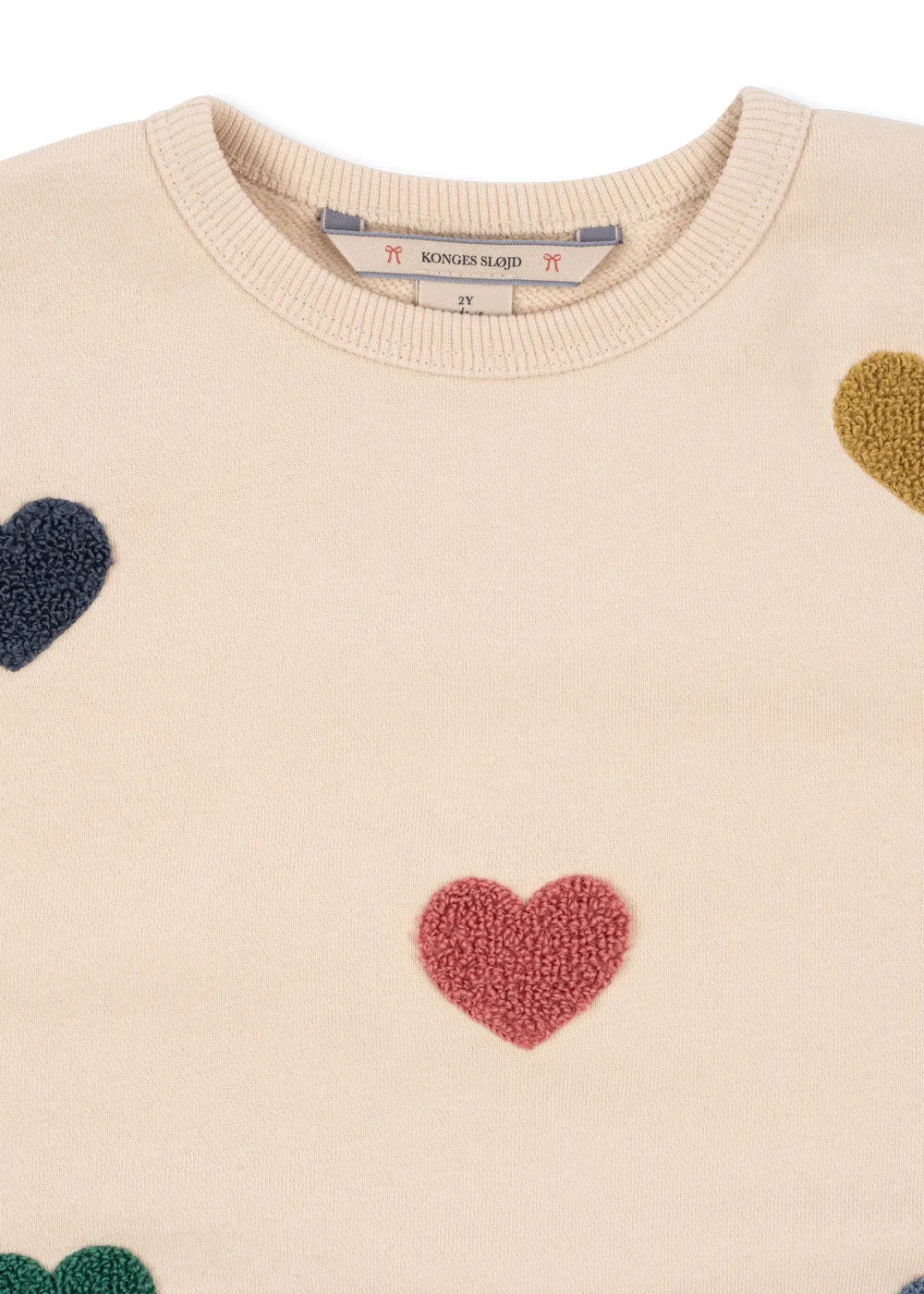 Konges Sløjd Lou Sweater Trui multi heart biokatoen