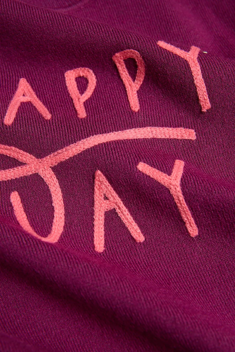 4President Kaicy longsleeve pink gebreid tekst