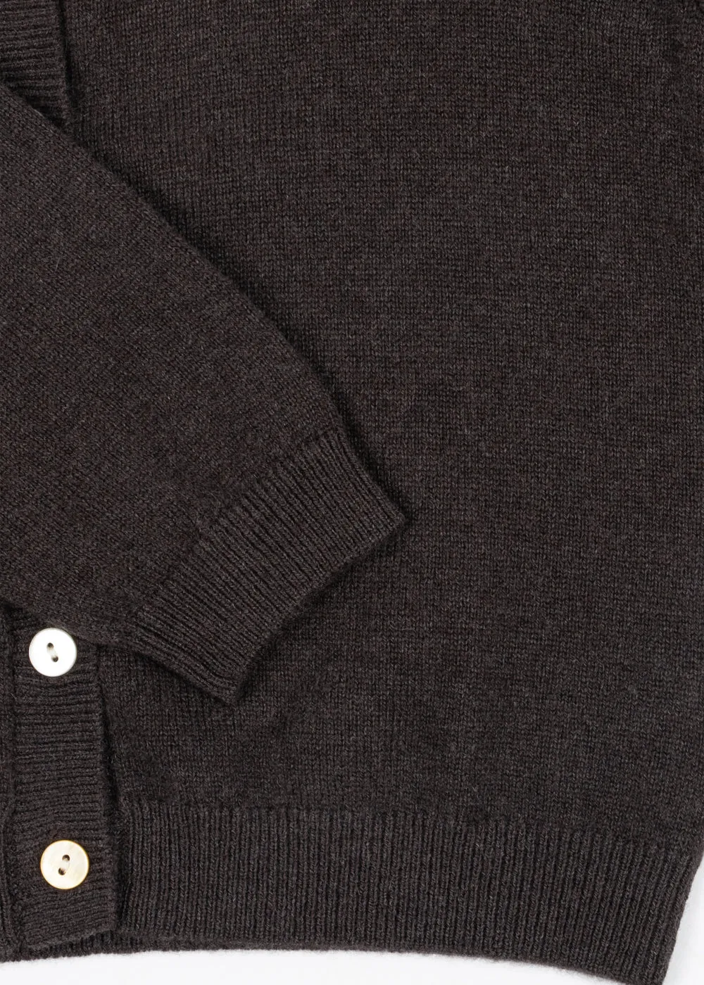 Konges Sløjd Dio cashmere vest chocolate brown