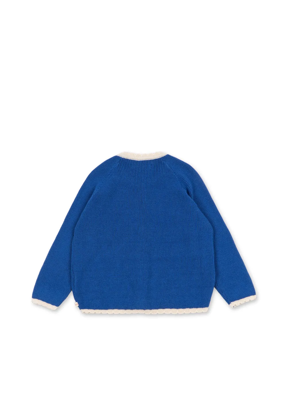 Konges Sløjd Lallo cardigan blauw katoen