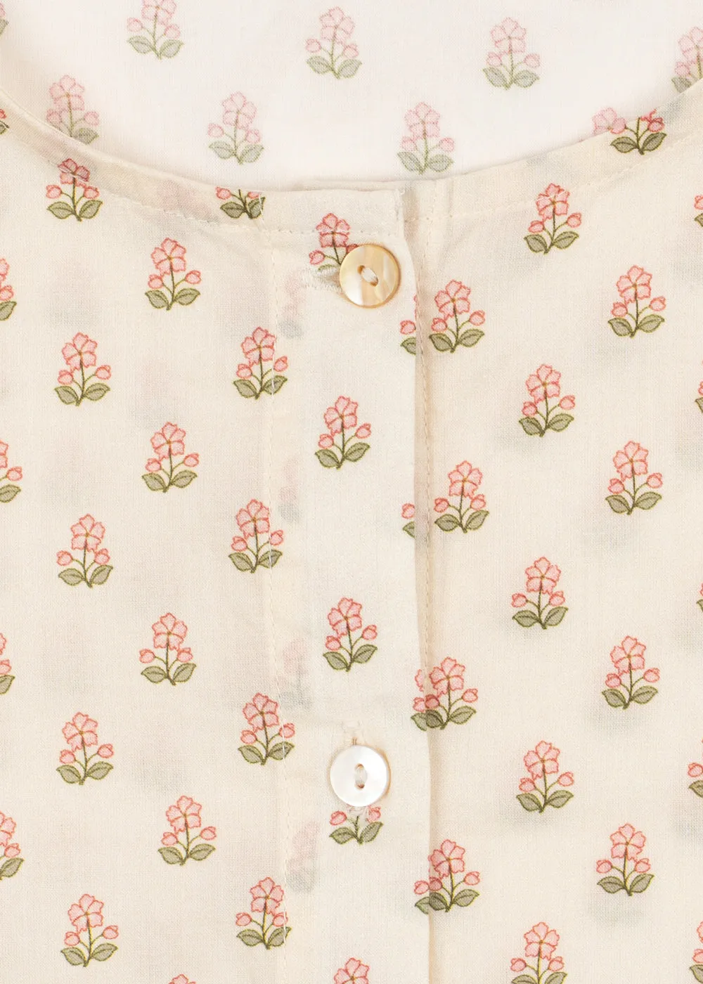 Konges Sløjd Pacey Mama Blouse carta fiori biokatoen