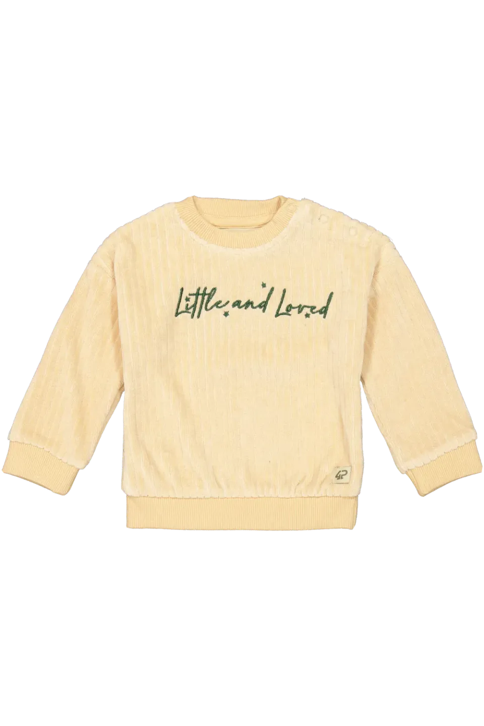 4President Jia Irish Cream sweater baby ribstof