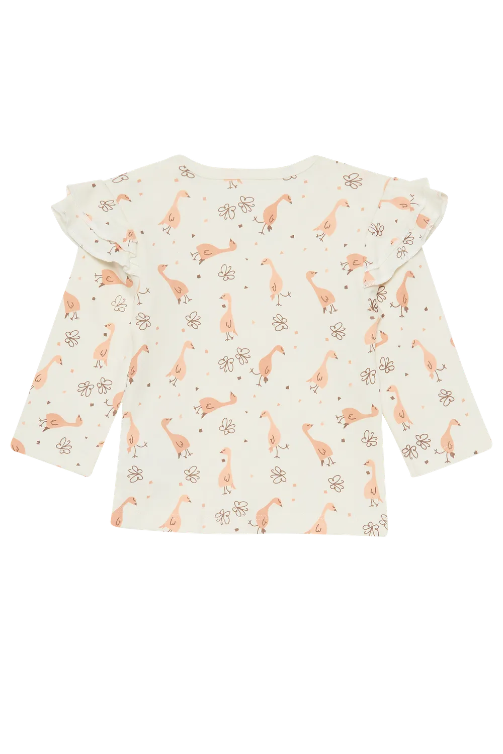 4PRESIDENT Ziva White longsleeve wit katoen