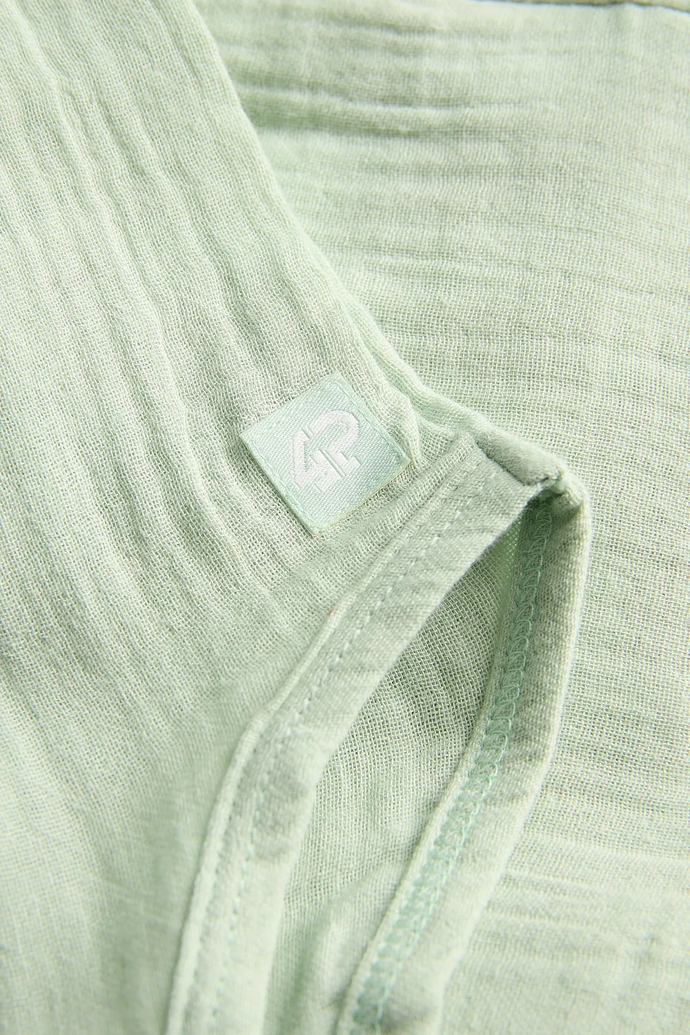 4President Mauri Romper baby silt green 100% katoen