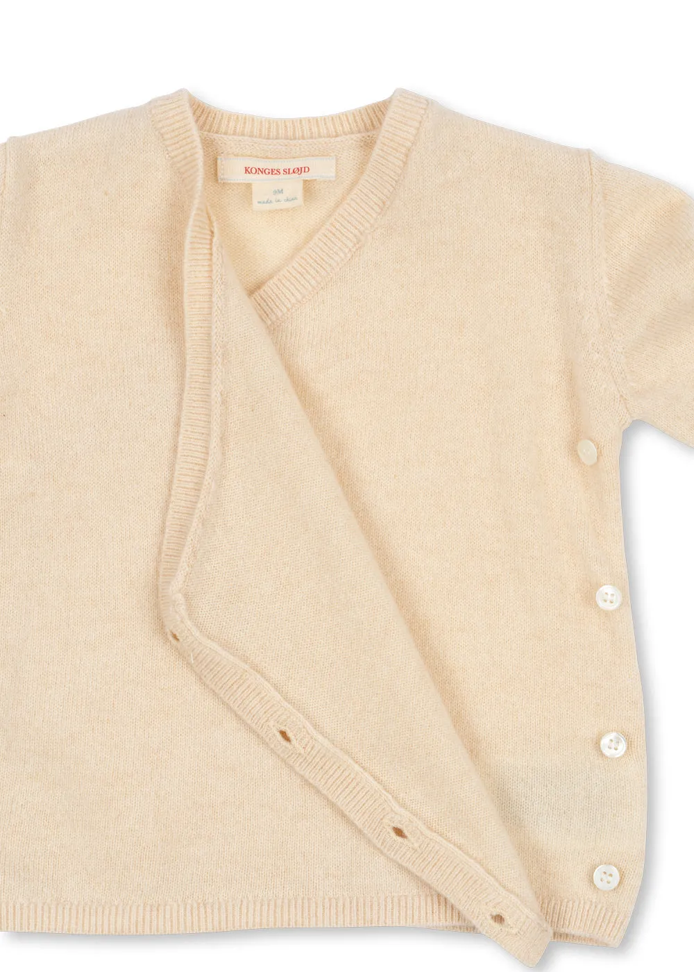 Konges Sløjd Dio cashmere babyset apricot gelato