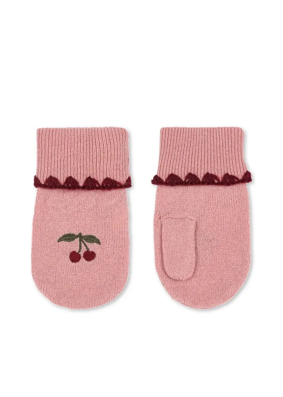 Konges Sløjd Collette wanten pale blush pure wol