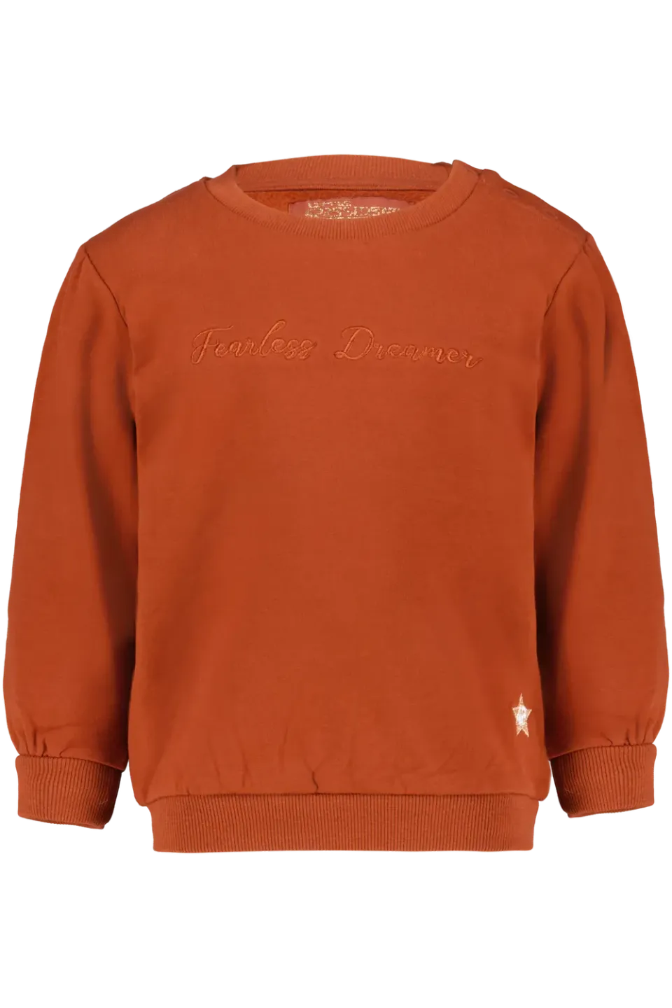 4PRESIDENT Kate Brandy Brown sweater tekstprint