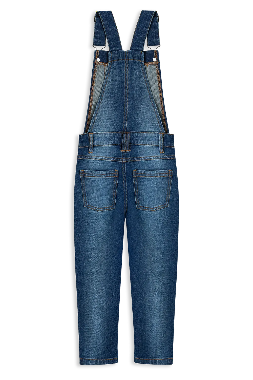 4President Kei tuinbroek blauw denim maat 92 katoen