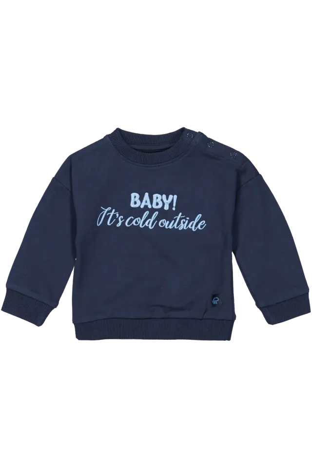 4PRESIDENT Jack Navy Blazer babysweater donkerblauw