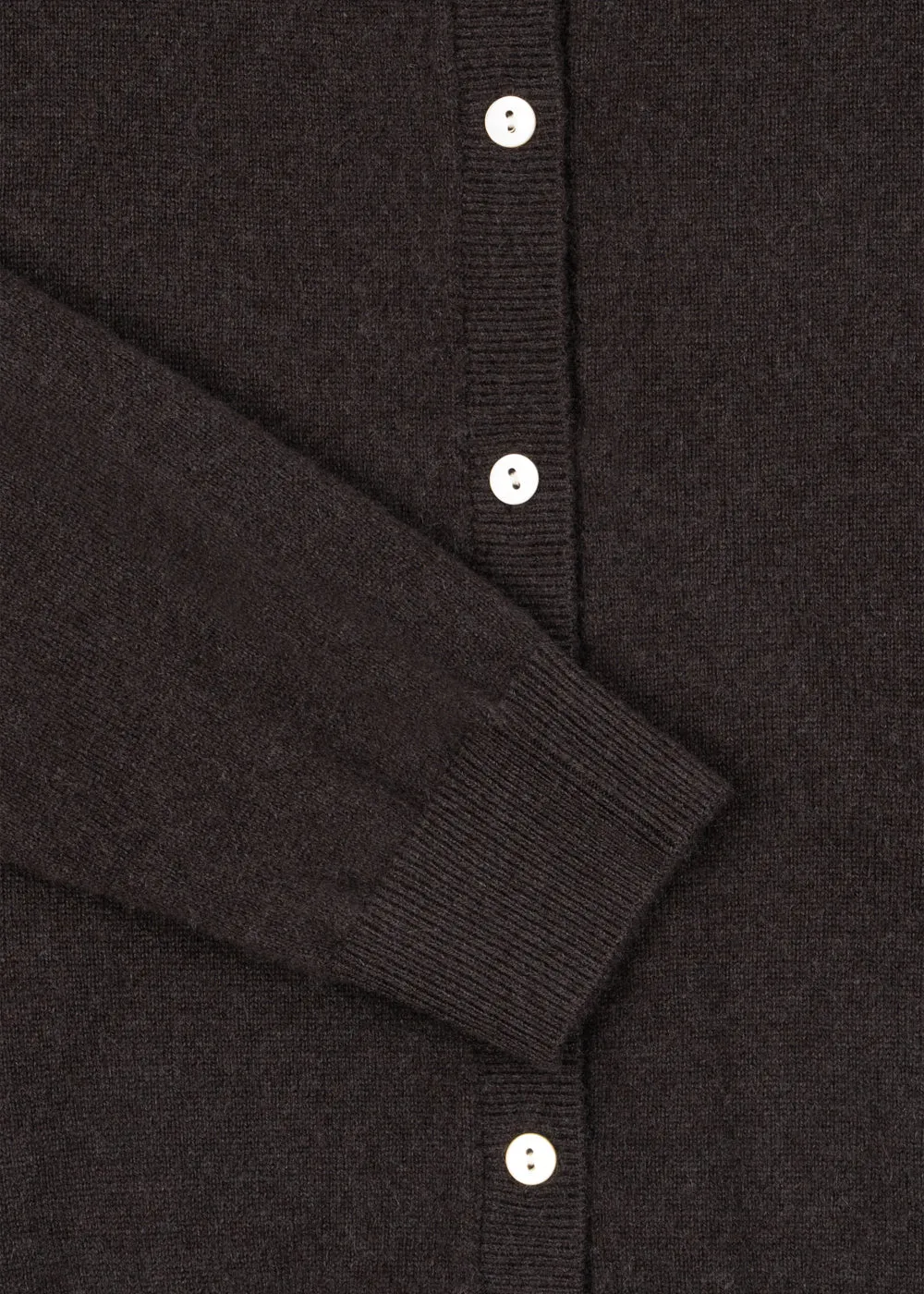 Konges Sløjd Dio mommy cashmere cardigan vest chocolate brown