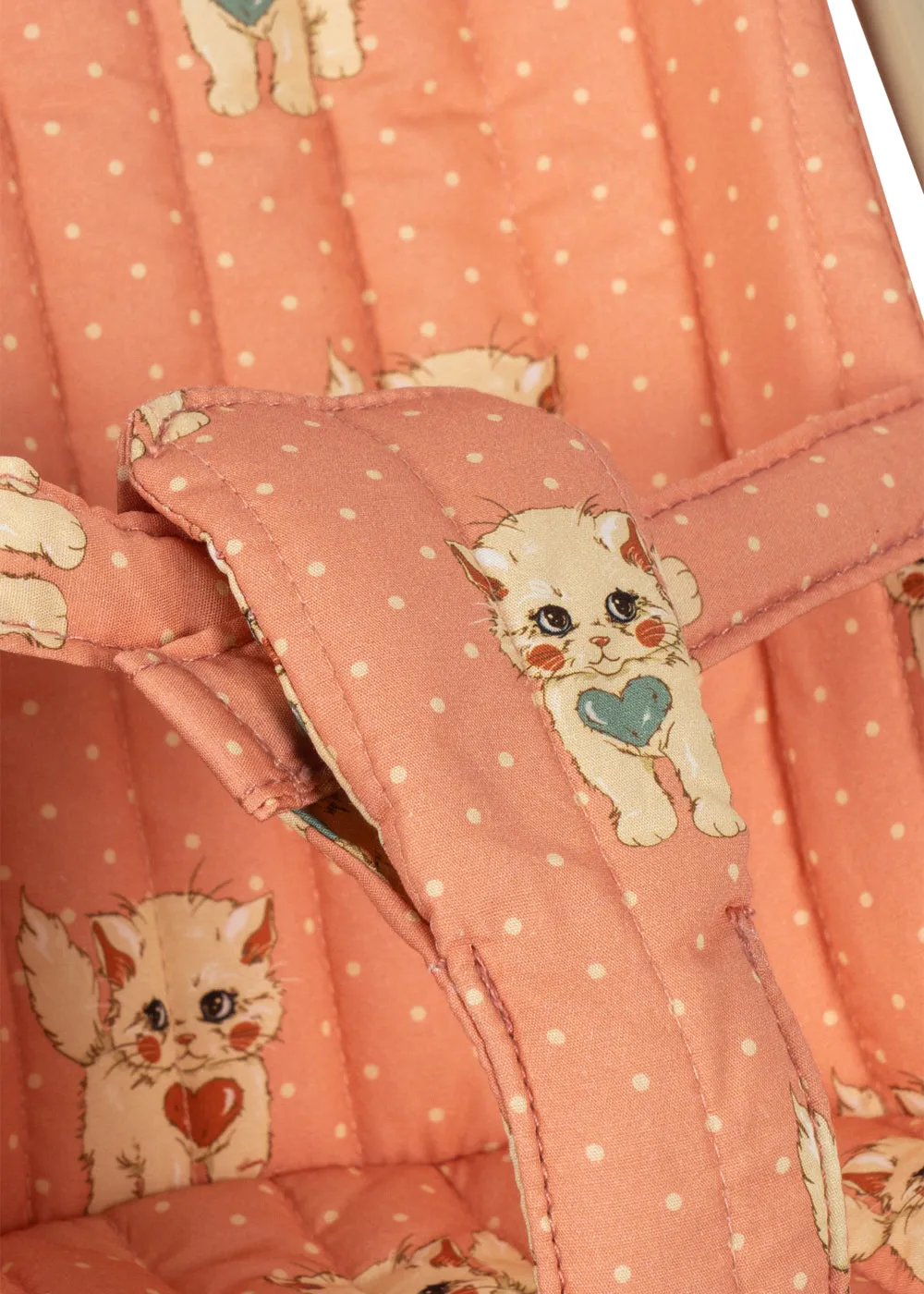 Konges Sløjd Ciao Miao poppenbuggy roze stabiel