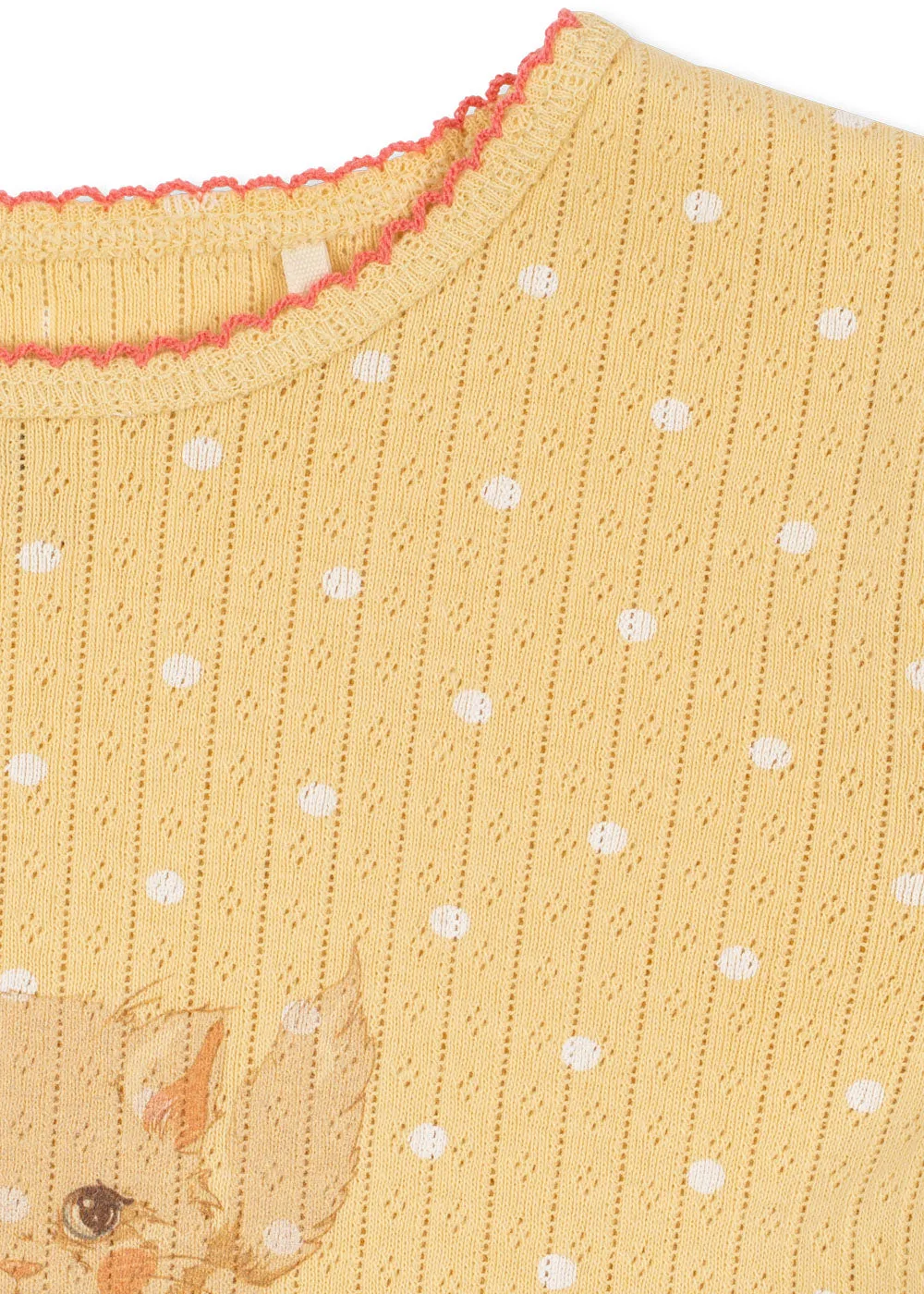 Konges Sløjd Minnie blouse dot golden biokatoen