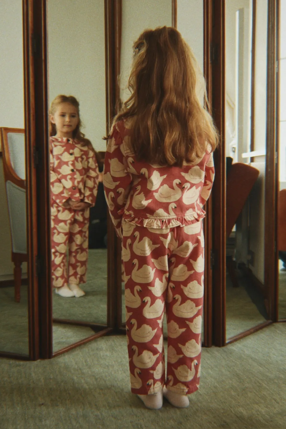 Konges Sløjd Magot broek swan rose denim bio