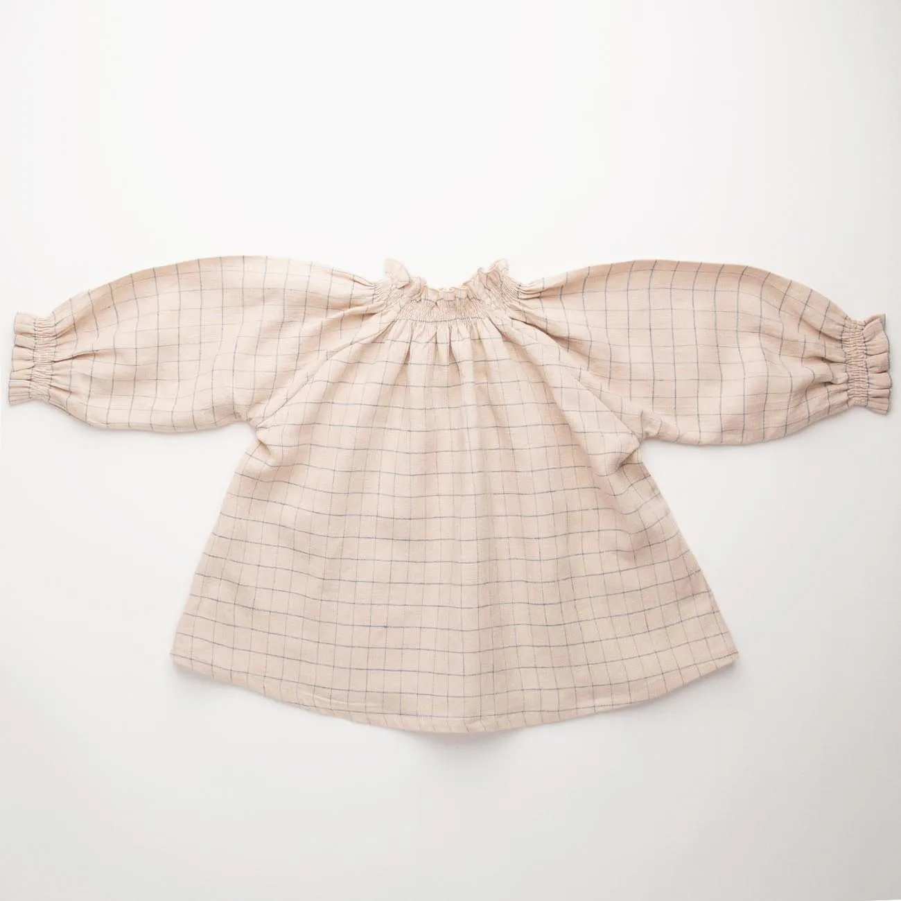 The Mompany Mother May I blouse Oat linnen