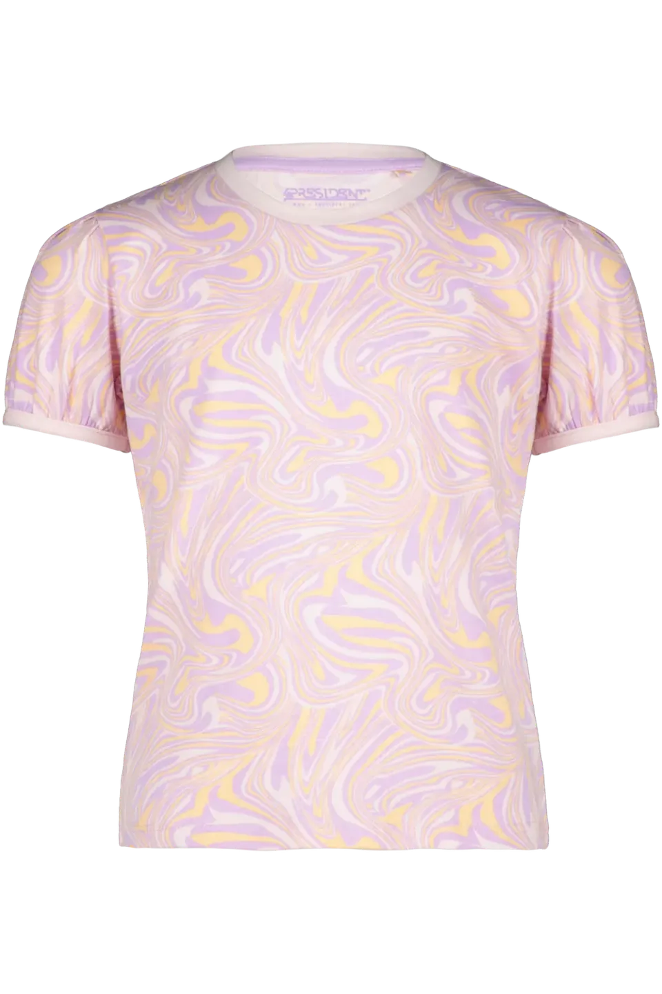 4President Gwen t-shirt icy pink bloemenprint