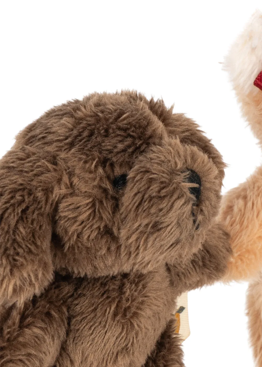 Konges Sløjd Tiny Teddy knuffelset green stripe 2-delig