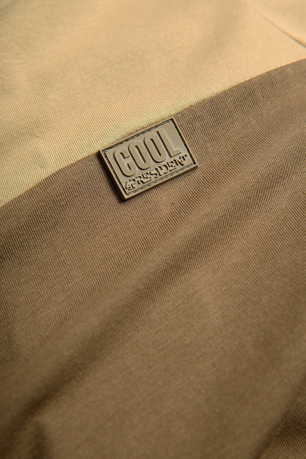 4PRESIDENT Bart Twill T-shirt jongens kleurvlakken