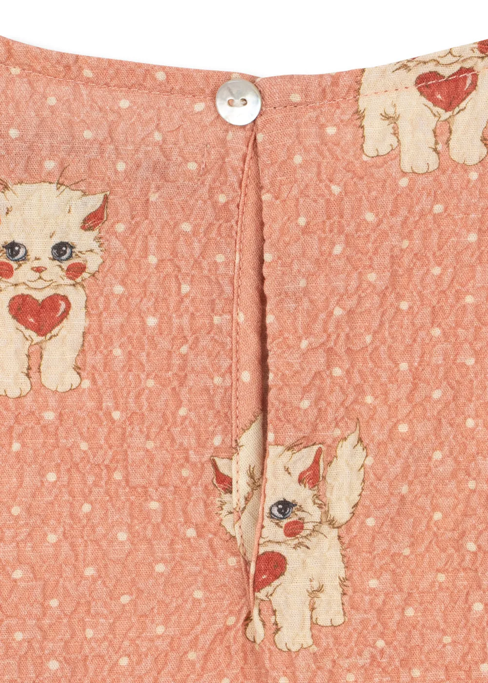 Konges Sløjd Elin blouse ciao miao rose biokatoen