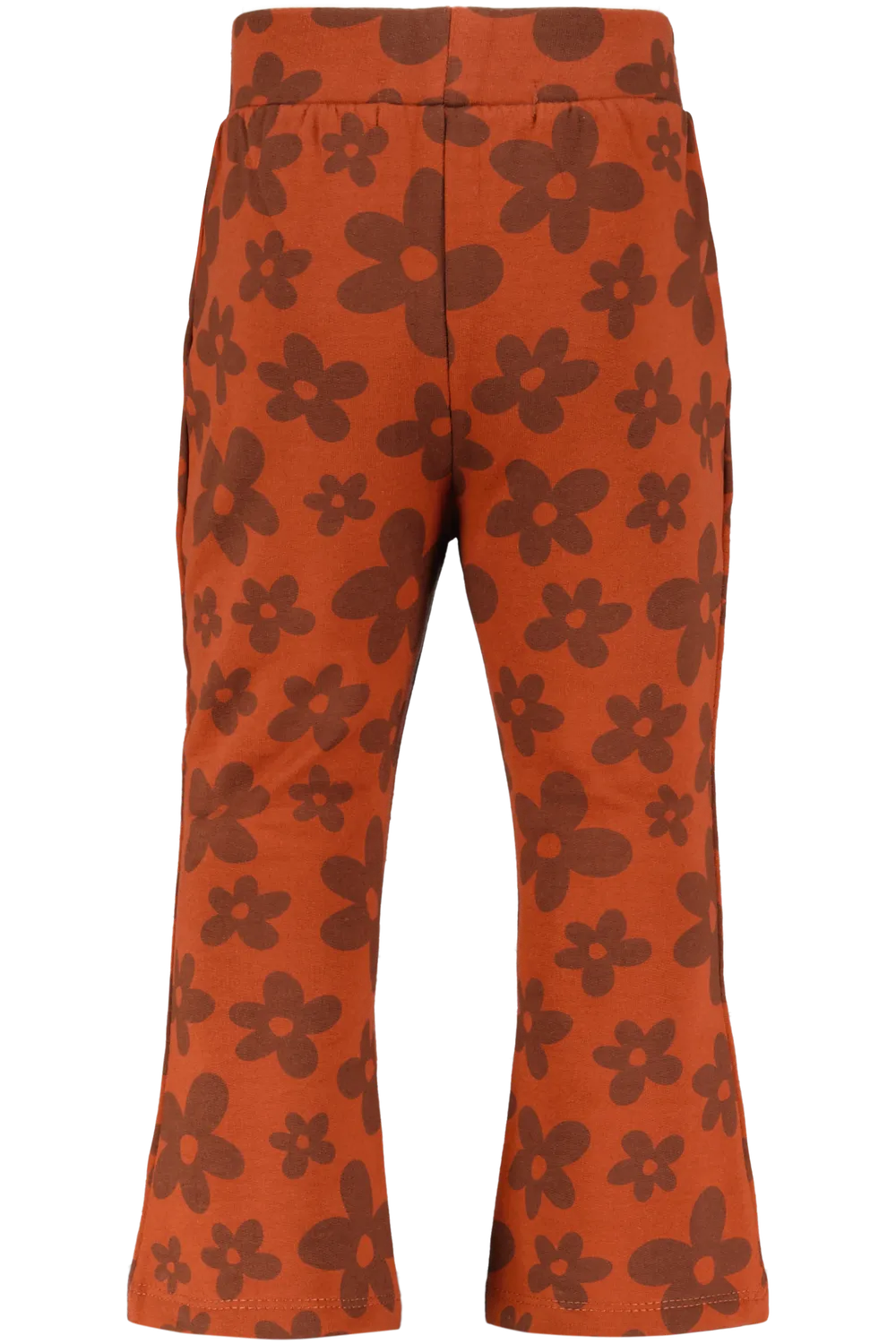 4President Klara flared broek bloemenprint bruin