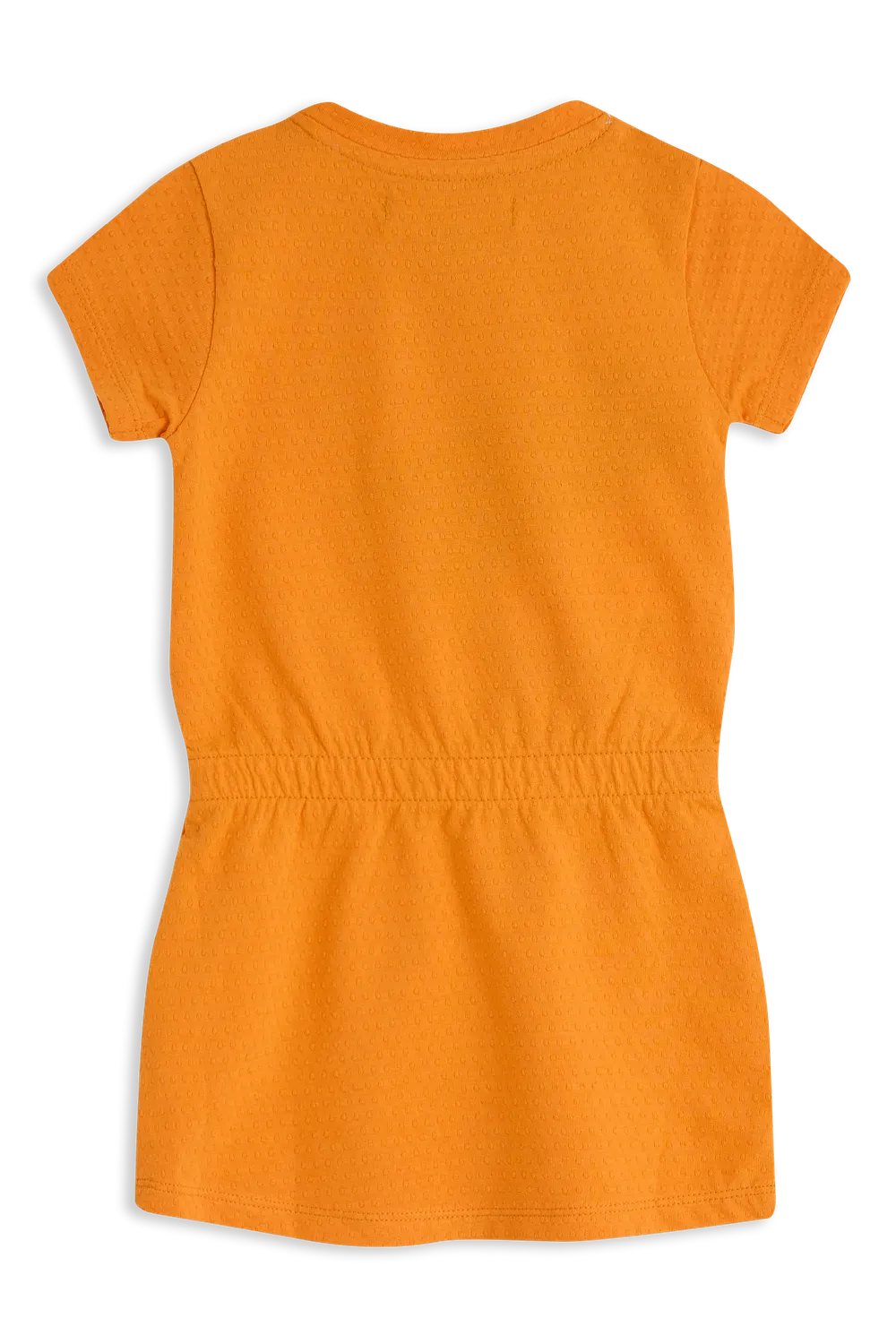 4PRESIDENT Nara jurk Orange stipstructuur