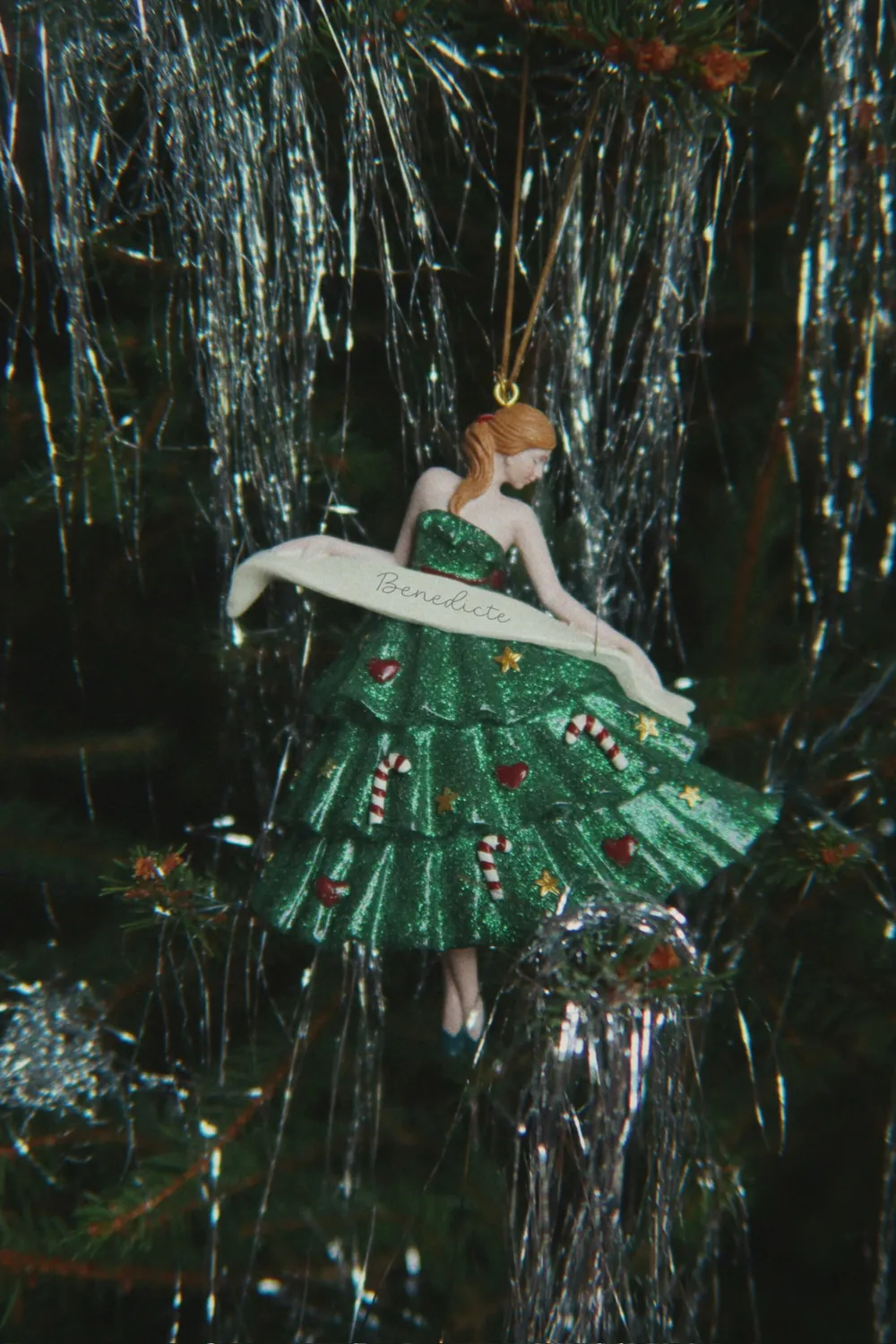 Konges Sløjd Ballerina Kerstornament multi breekbaar