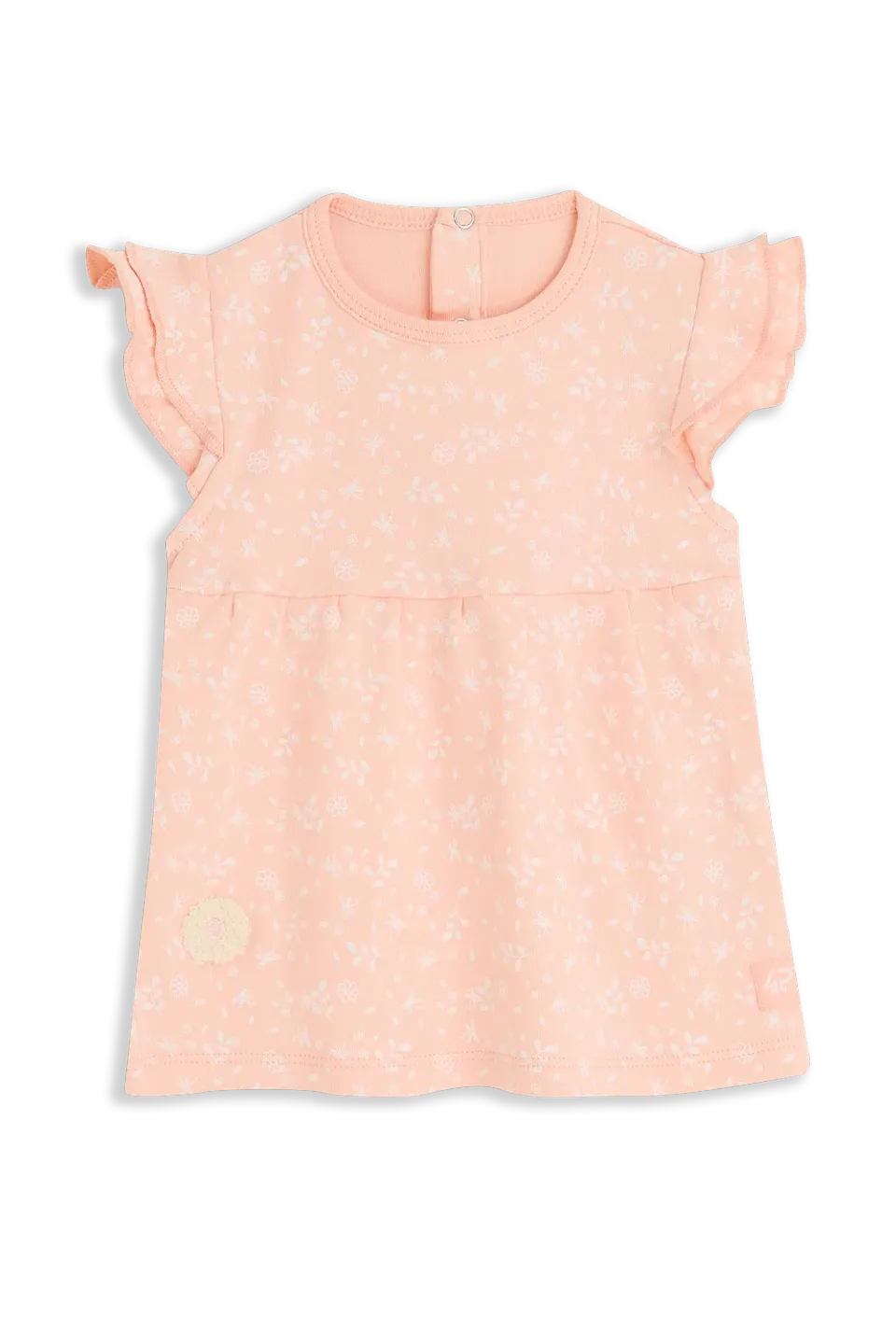 4PRESIDENT Yentl Pink jurkje roze bloemen katoen