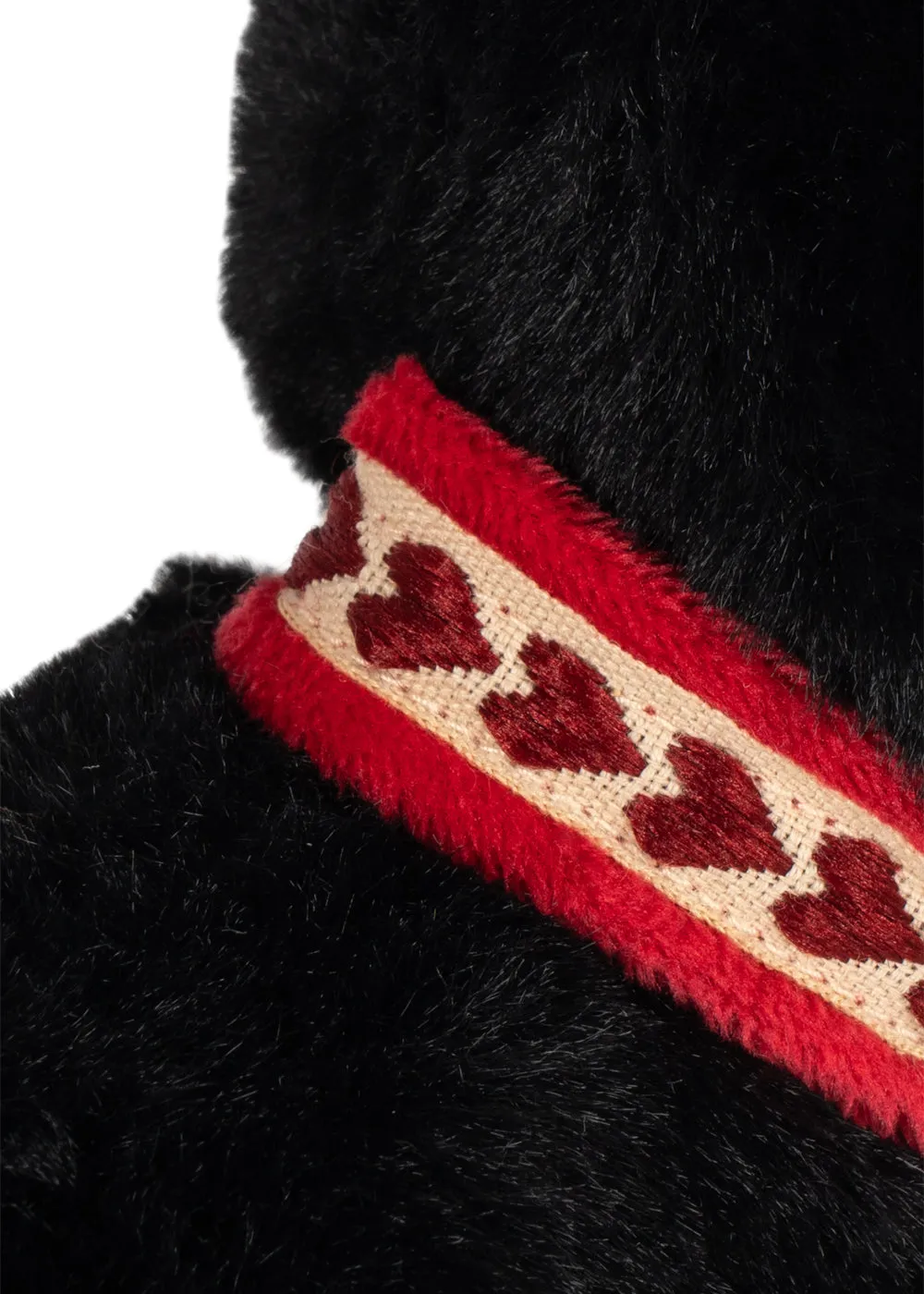 Konges Sløjd Pet kitty knuffel black beauty met huisje