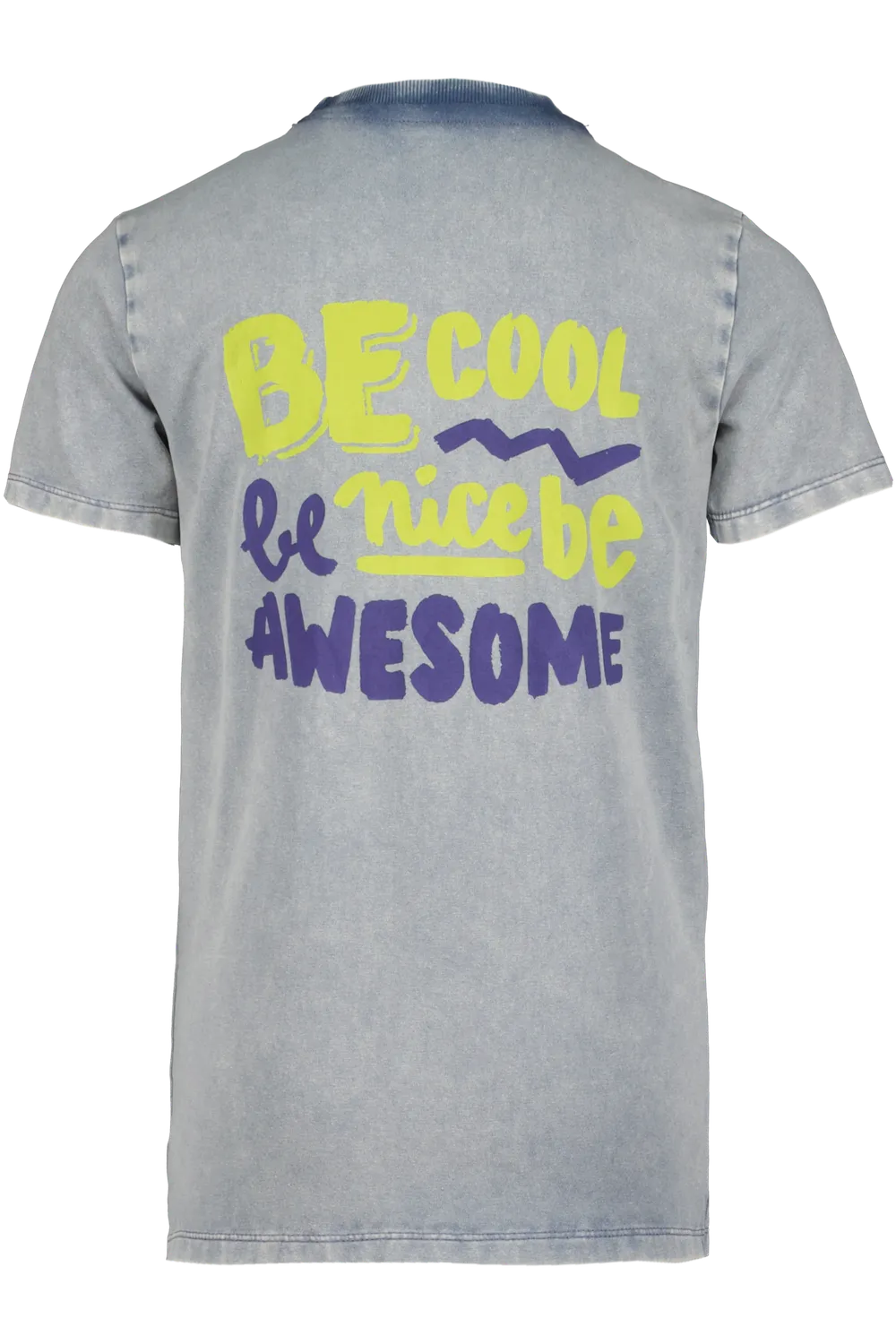 4President Thomas T-shirt bleach katoen acid wash