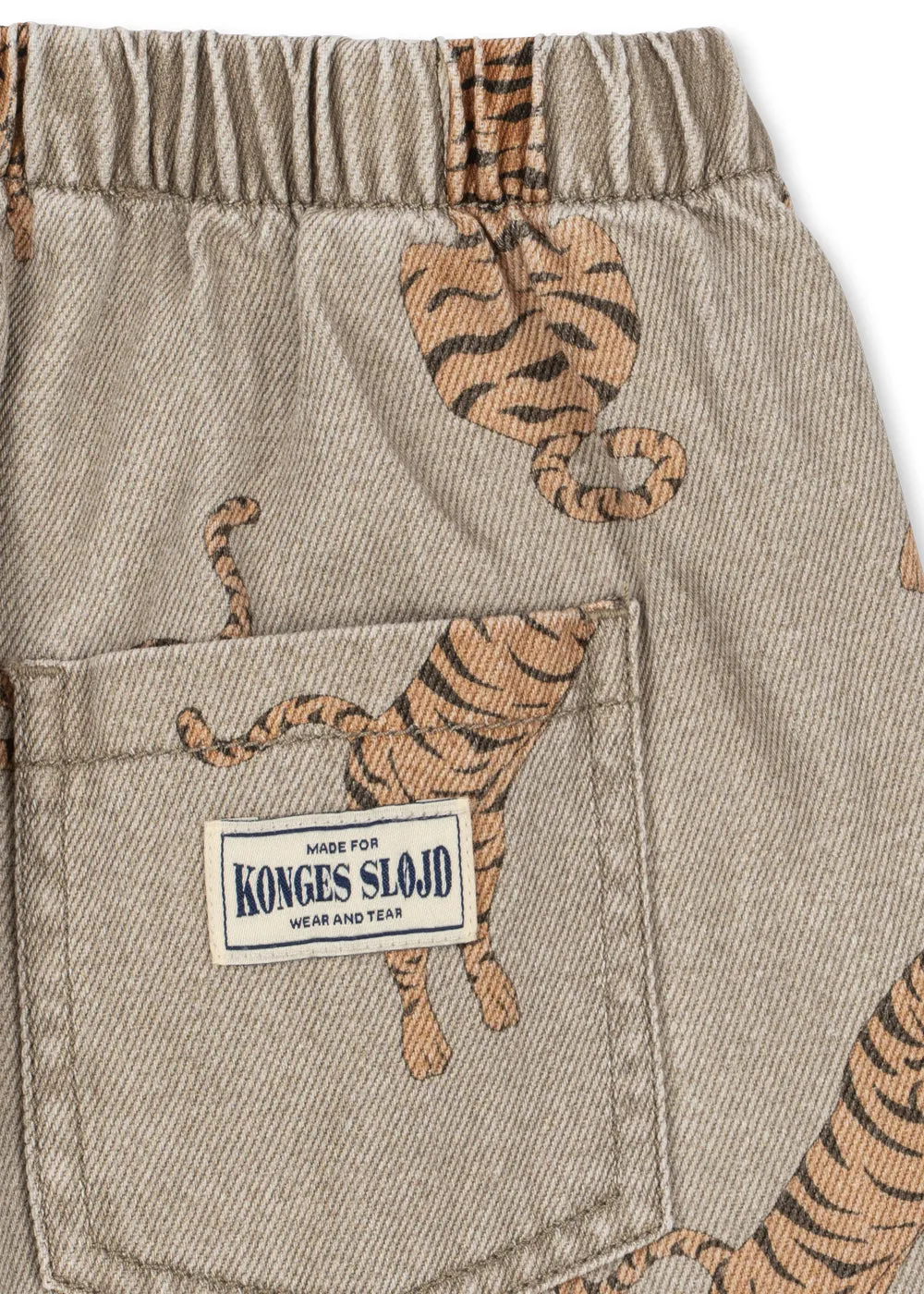 Konges Sløjd Magot Broek tiger denim bio 9M-10Y