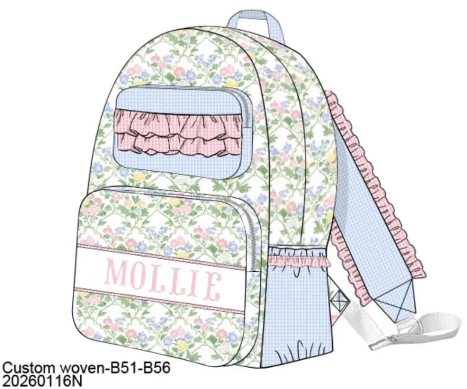 Busy Bee Smocks Mary-Keene rugzak bloemen MOLLIE OS
