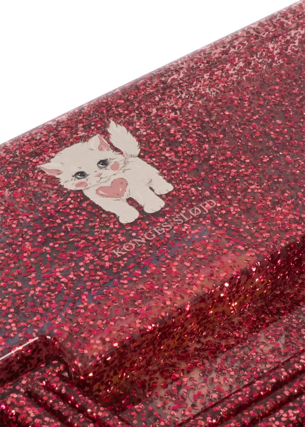 Konges Sløjd Krea Set glitter rose knutselkoffer