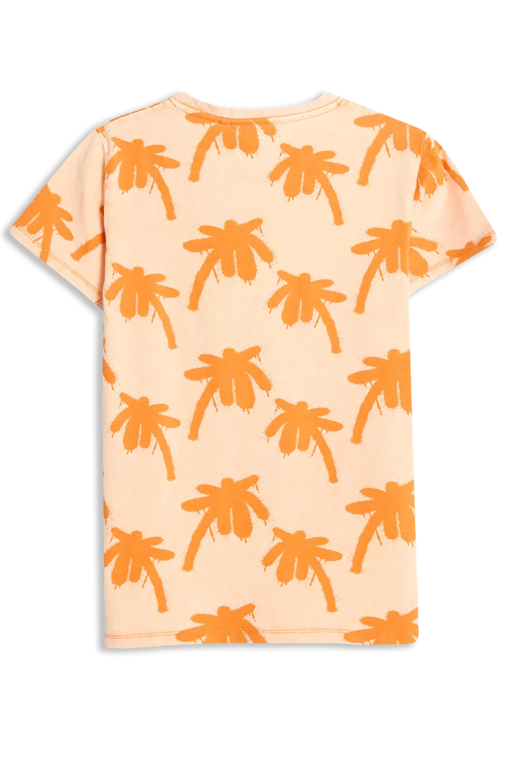 4PRESIDENT Owen Orange T-shirt oranje palmbomen