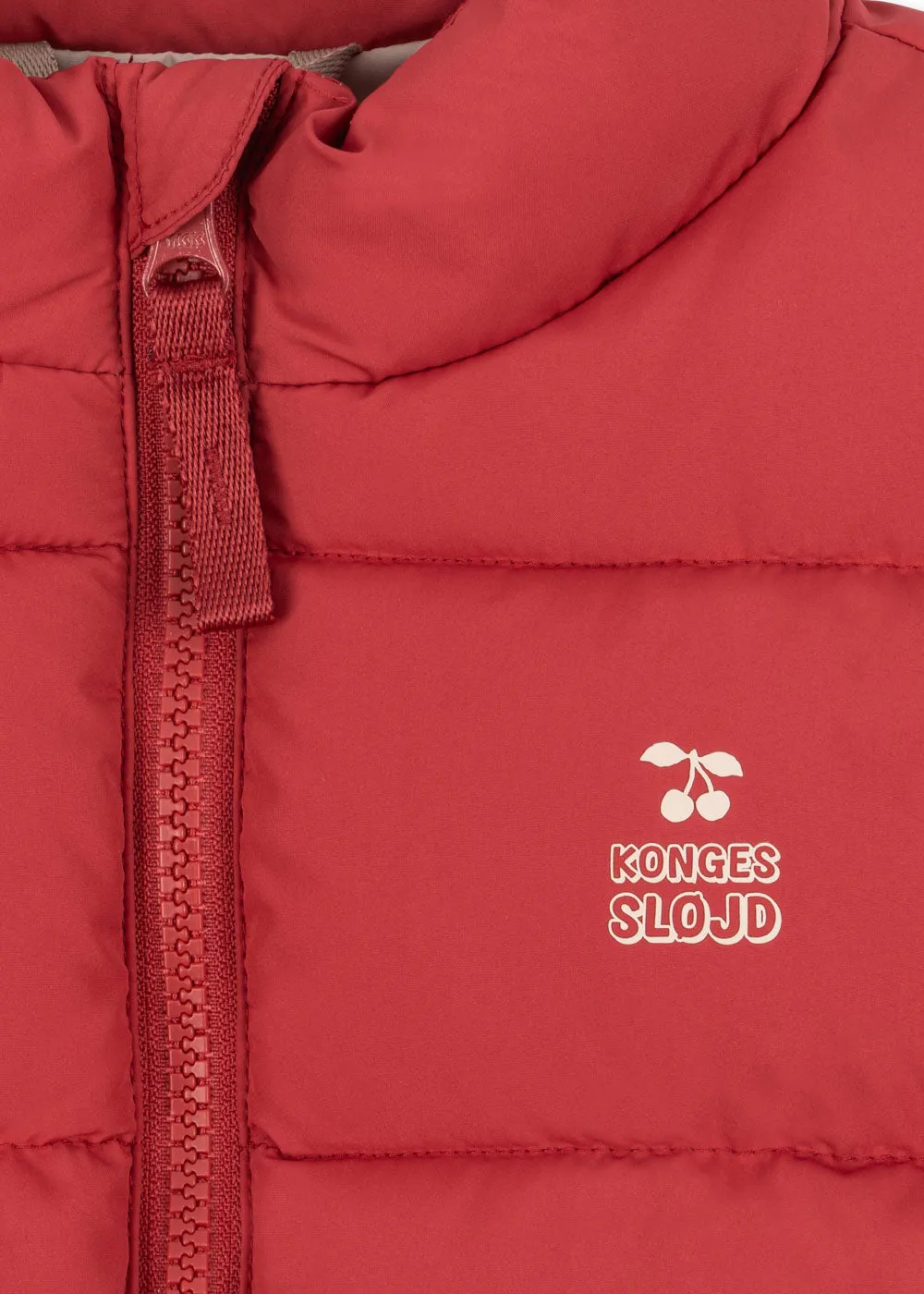 Konges Sløjd Alpi bodywarmer cardinal gerecycled winddicht