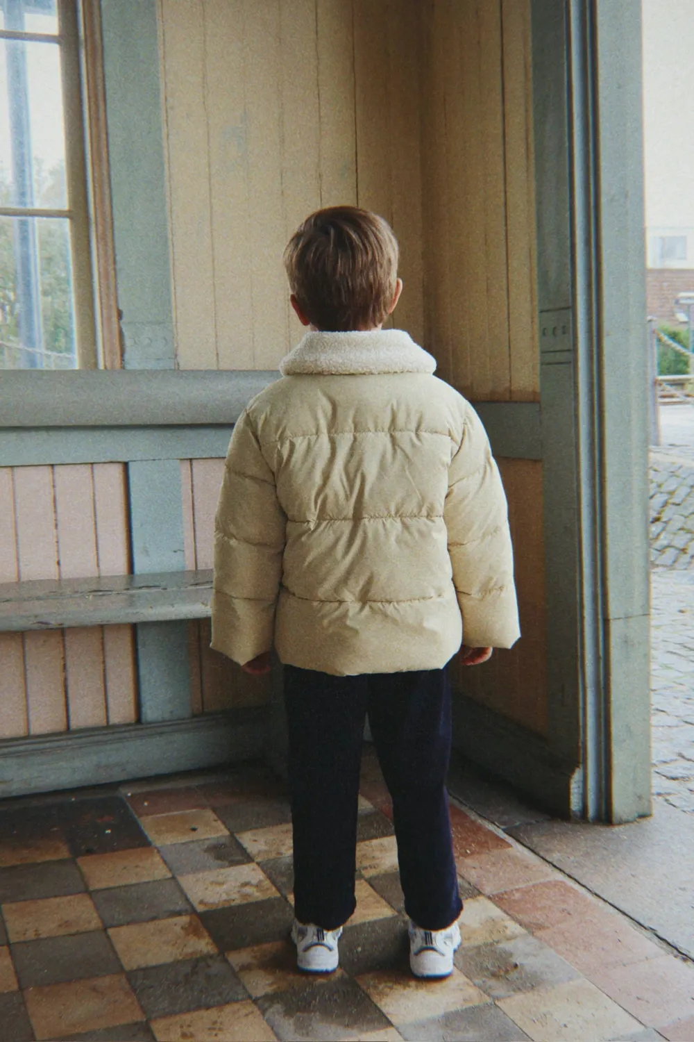 Konges Sløjd Alpi winterjas pale olive green warm