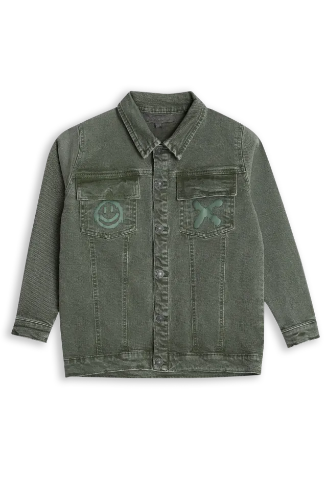 4PRESIDENT Gordon Green overshirt jas jongens katoen