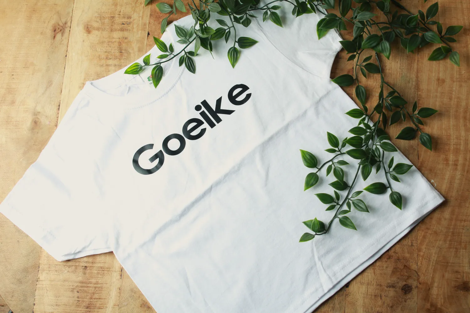 Een presentje Goeike T-shirt kind katoen wit