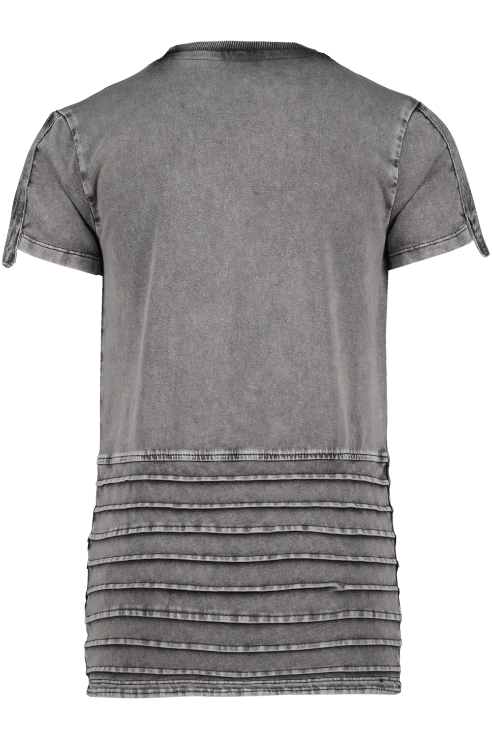 4President Tigo T-shirt black katoen acid wash