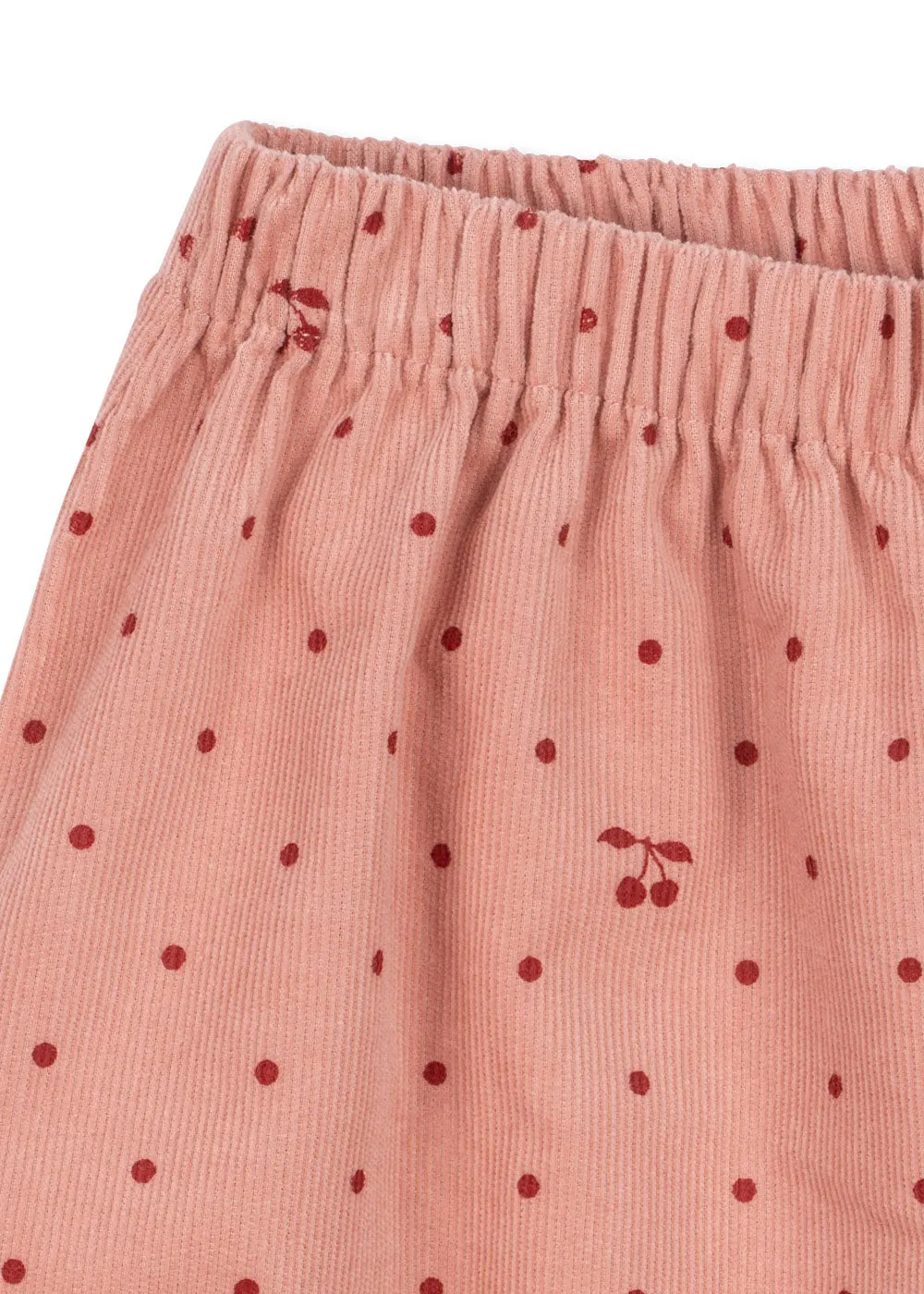 Konges Sløjd Marlo Broek cherry dot scarlet babycord