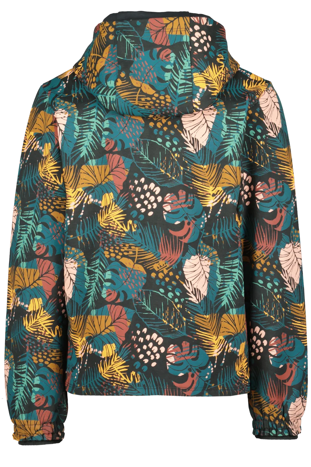 4PRESIDENT Irene meisjessweater jungleprint met capuchon