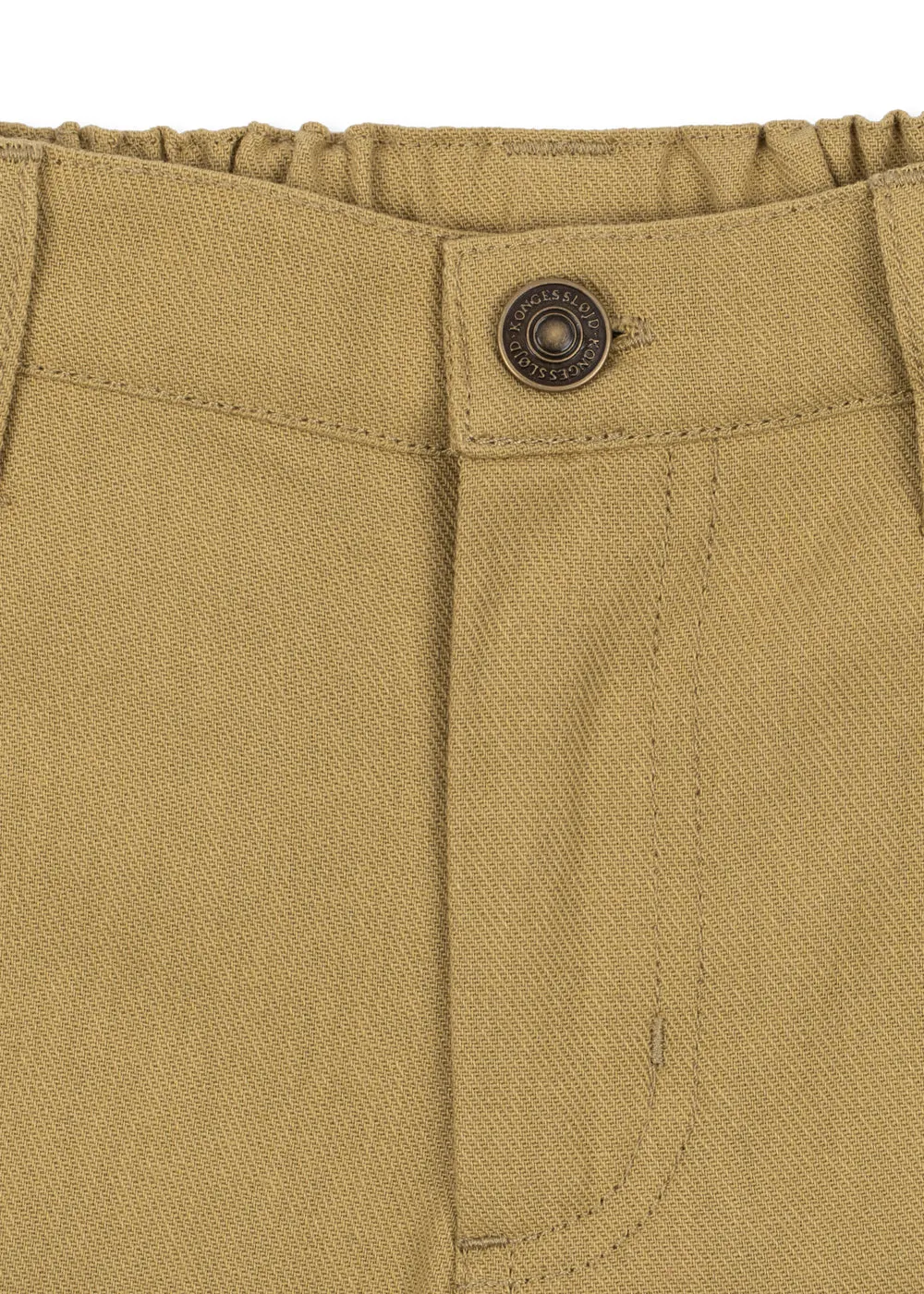 Konges Sløjd Frankie Broek khaki bio katoen keper
