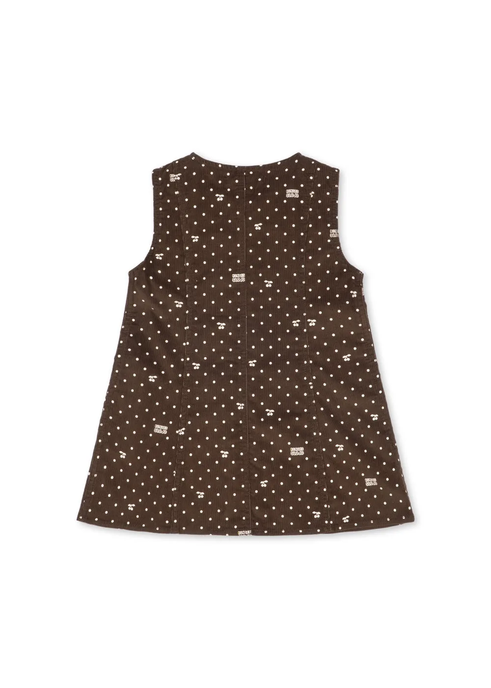 Konges Sløjd Cara jurk cherry dot chocolate biokatoen