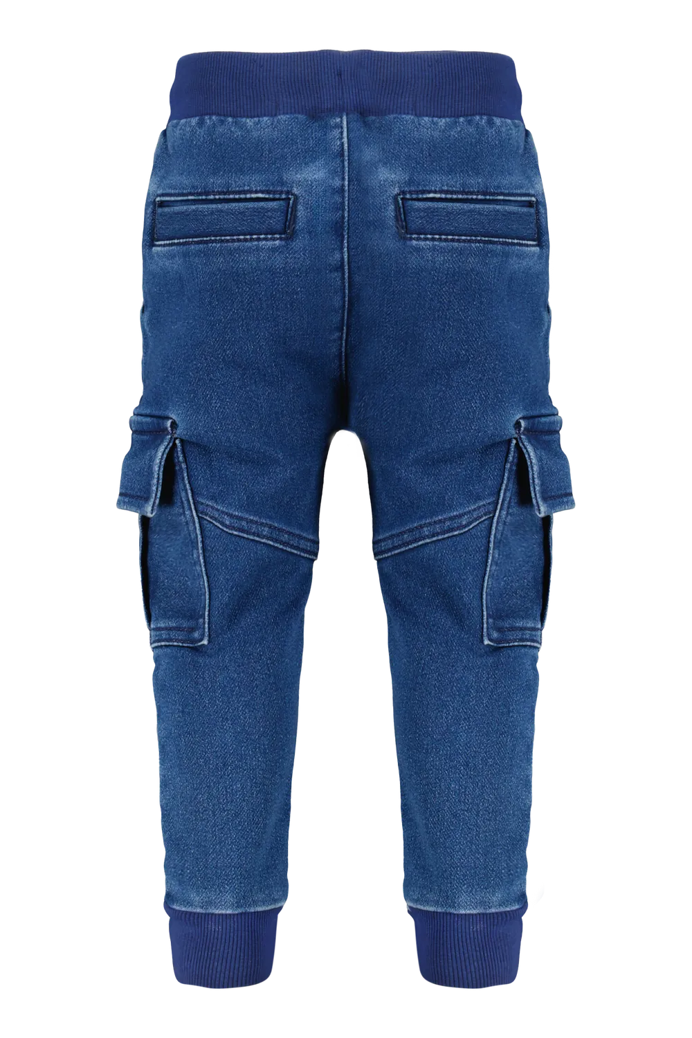4PRESIDENT Rio joggingbroek jeansblauw steekzakken