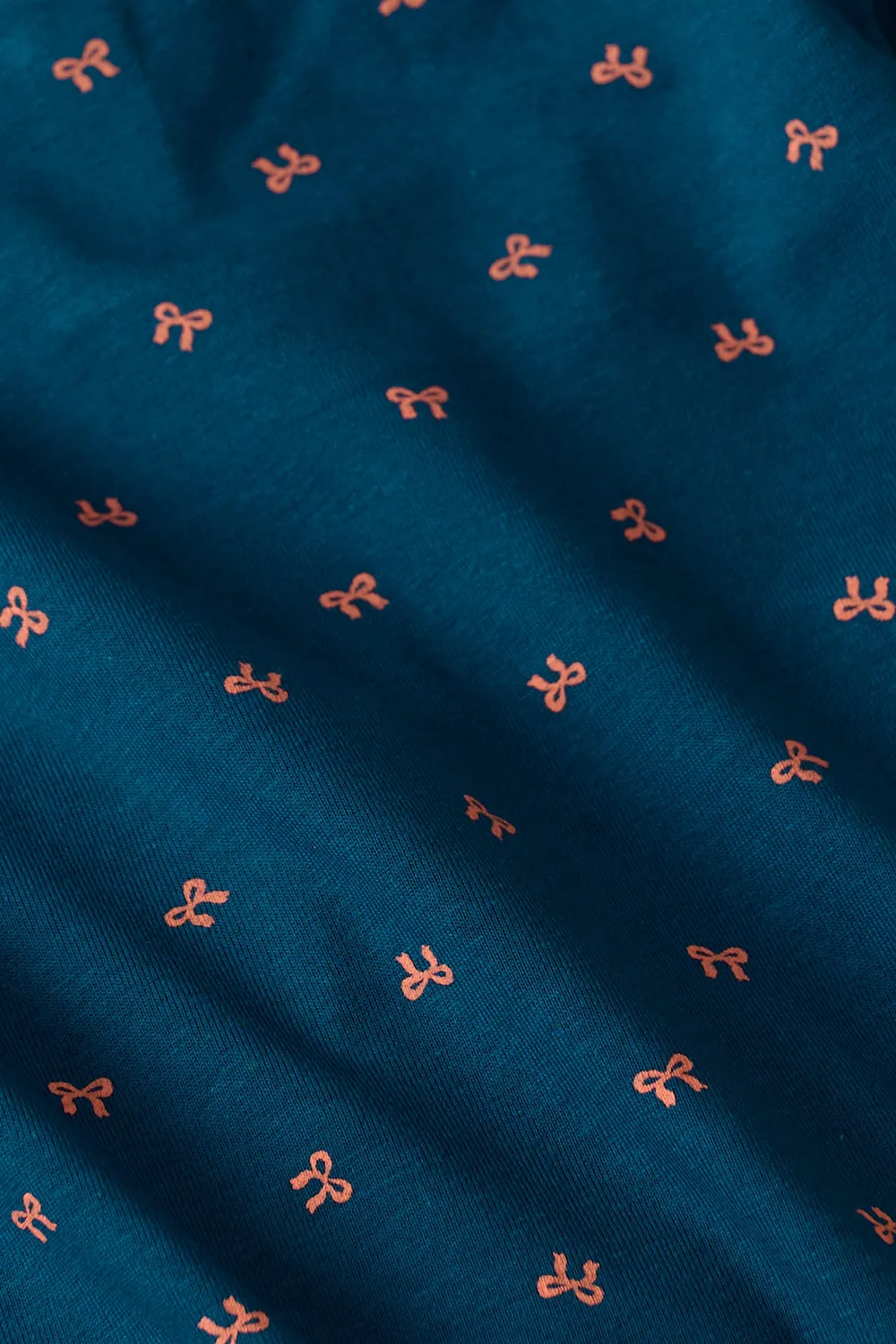 4President Elske shirt meisjes blauw strikjes