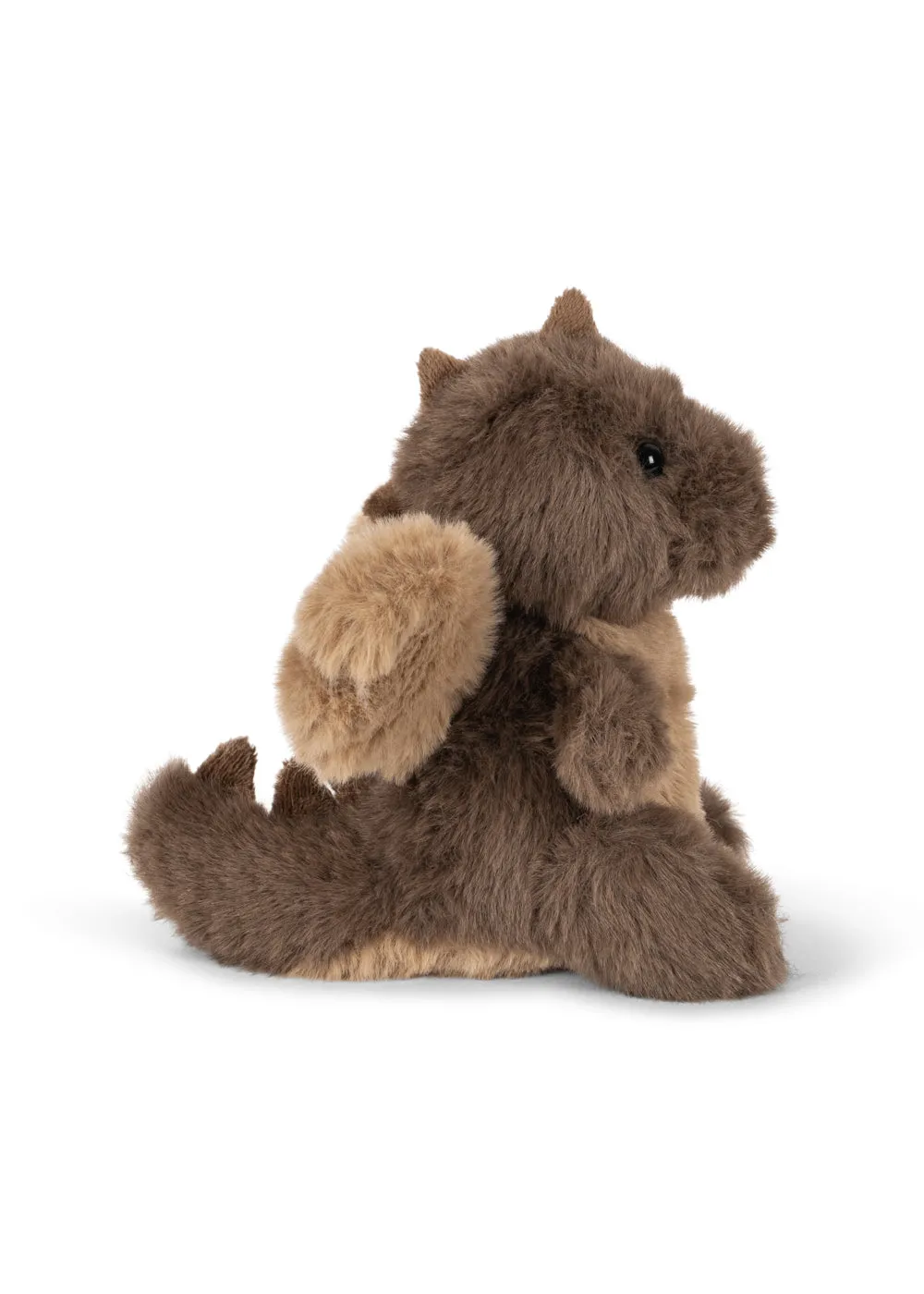 Konges Sløjd Magical Animals knuffel dragon brown 14 cm